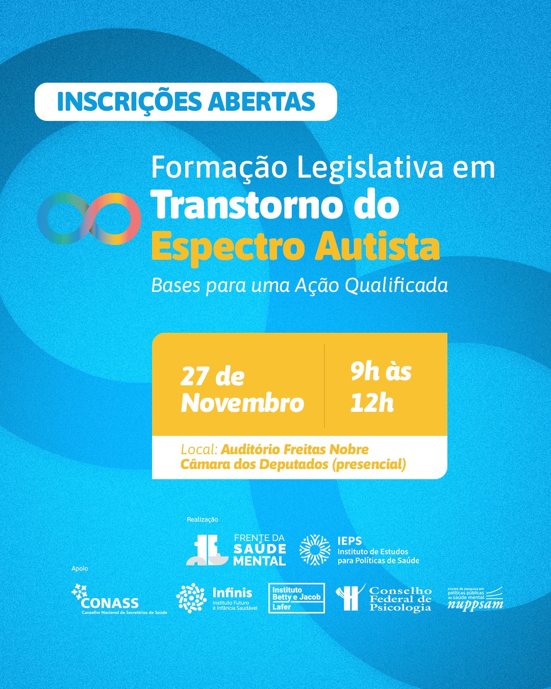 Formação Legislativa em TEA vai capacitar parlamentares e assessorias sobre políticas públicas inclusivas